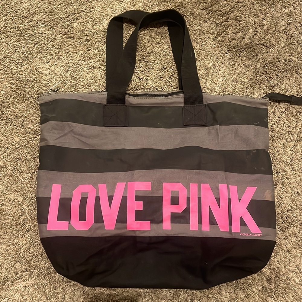 PINK ZIPPER TOTE